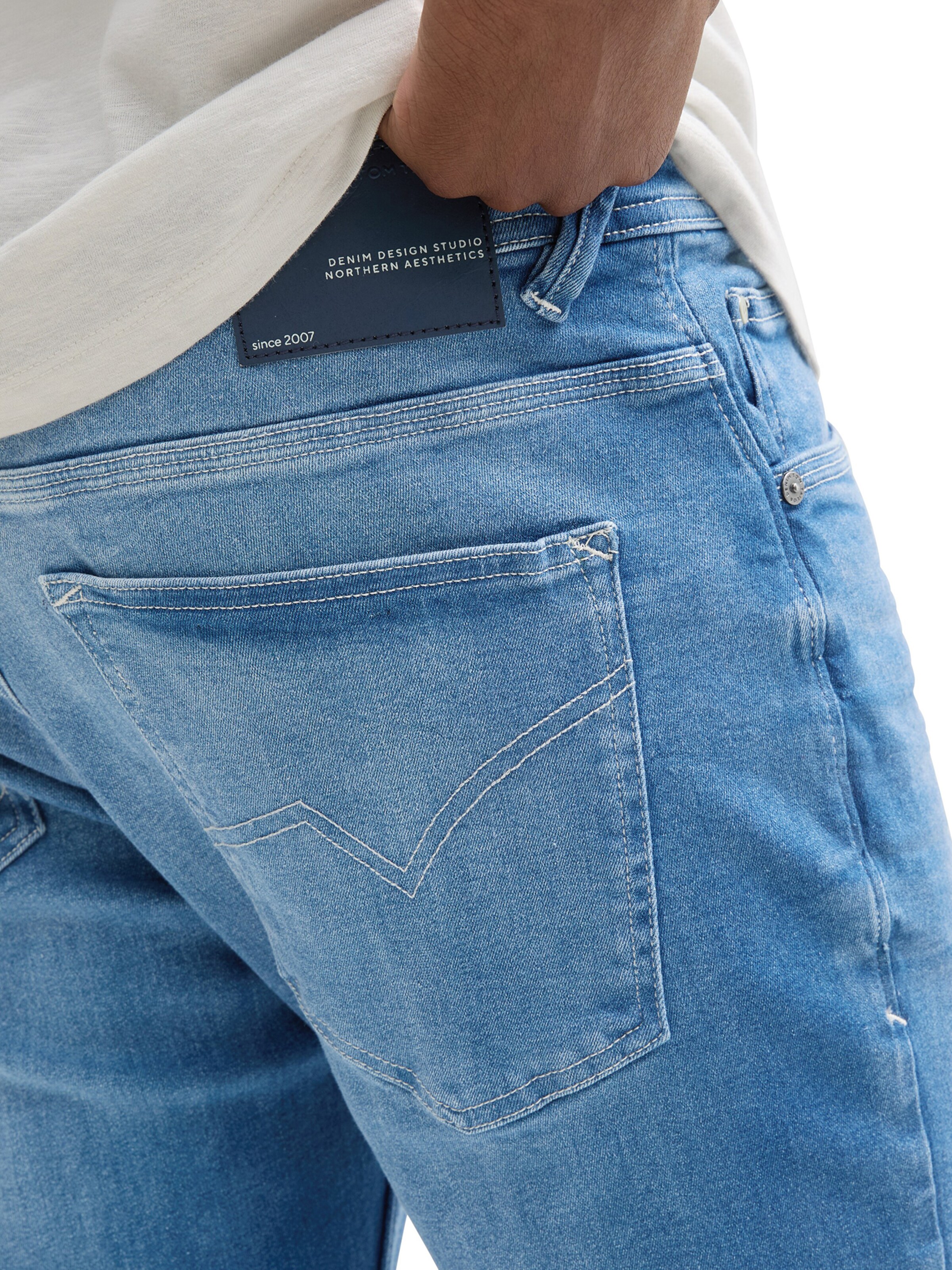 TOM TAILOR DENIM Regular Jeans 'Aedan' in Blauw