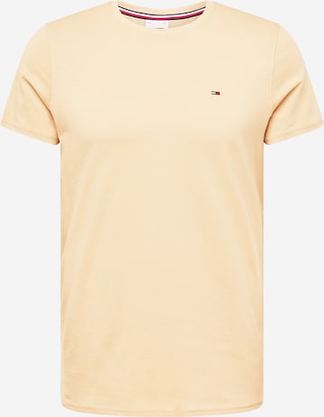 T-Shirt Tommy Jeans en jaune : devant
