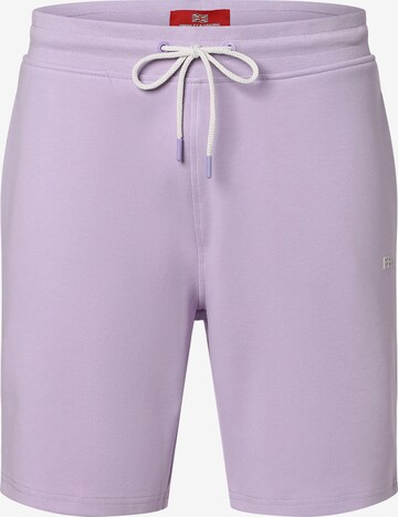 Finshley & Harding London Regular Broek ' ' in Lila: voorkant