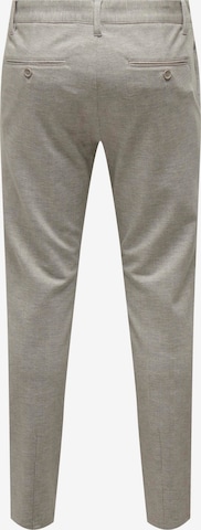 Only & Sons Slim fit Chino trousers 'Mark' in Grey