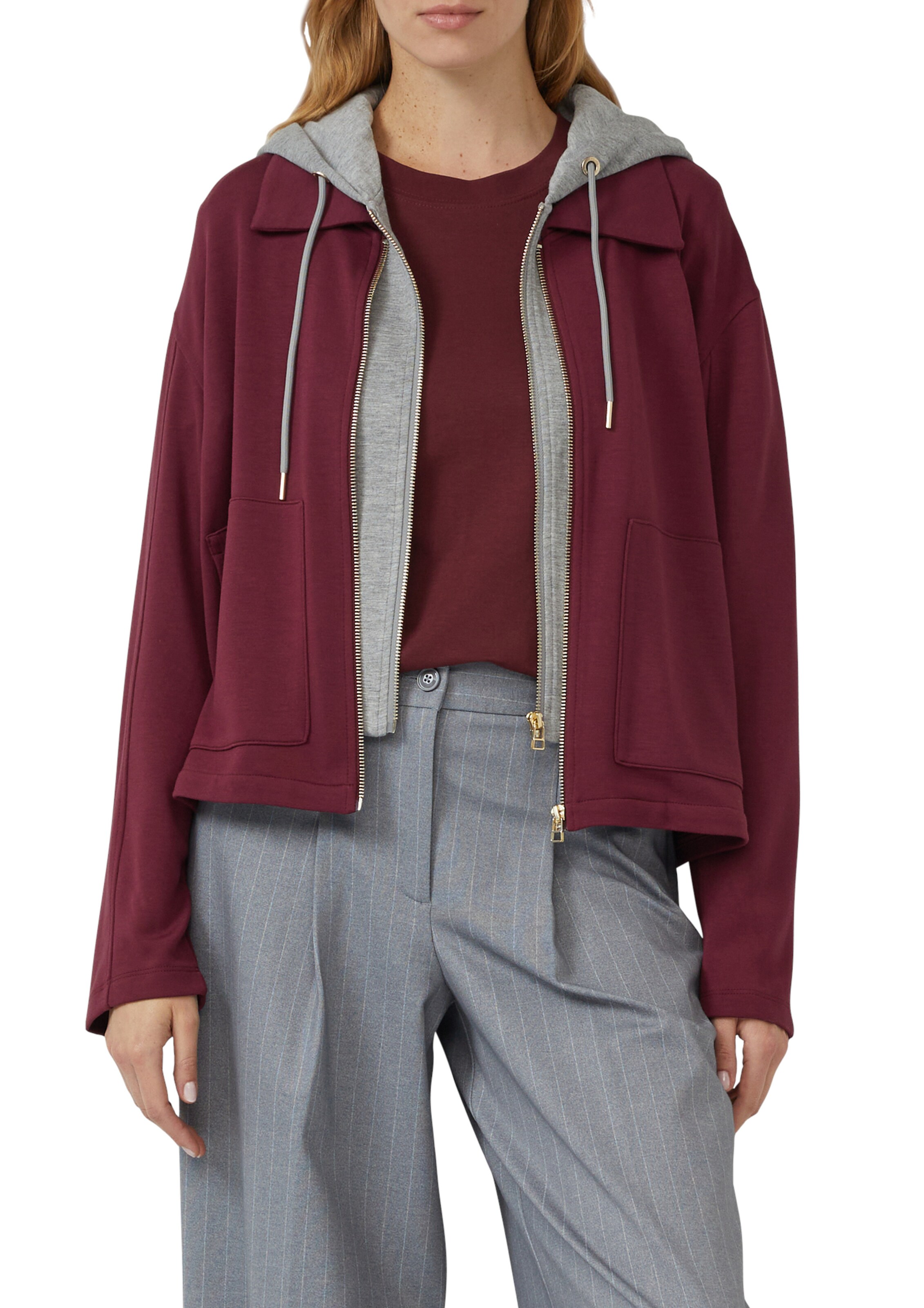 s.Oliver Sweatvest in Rood