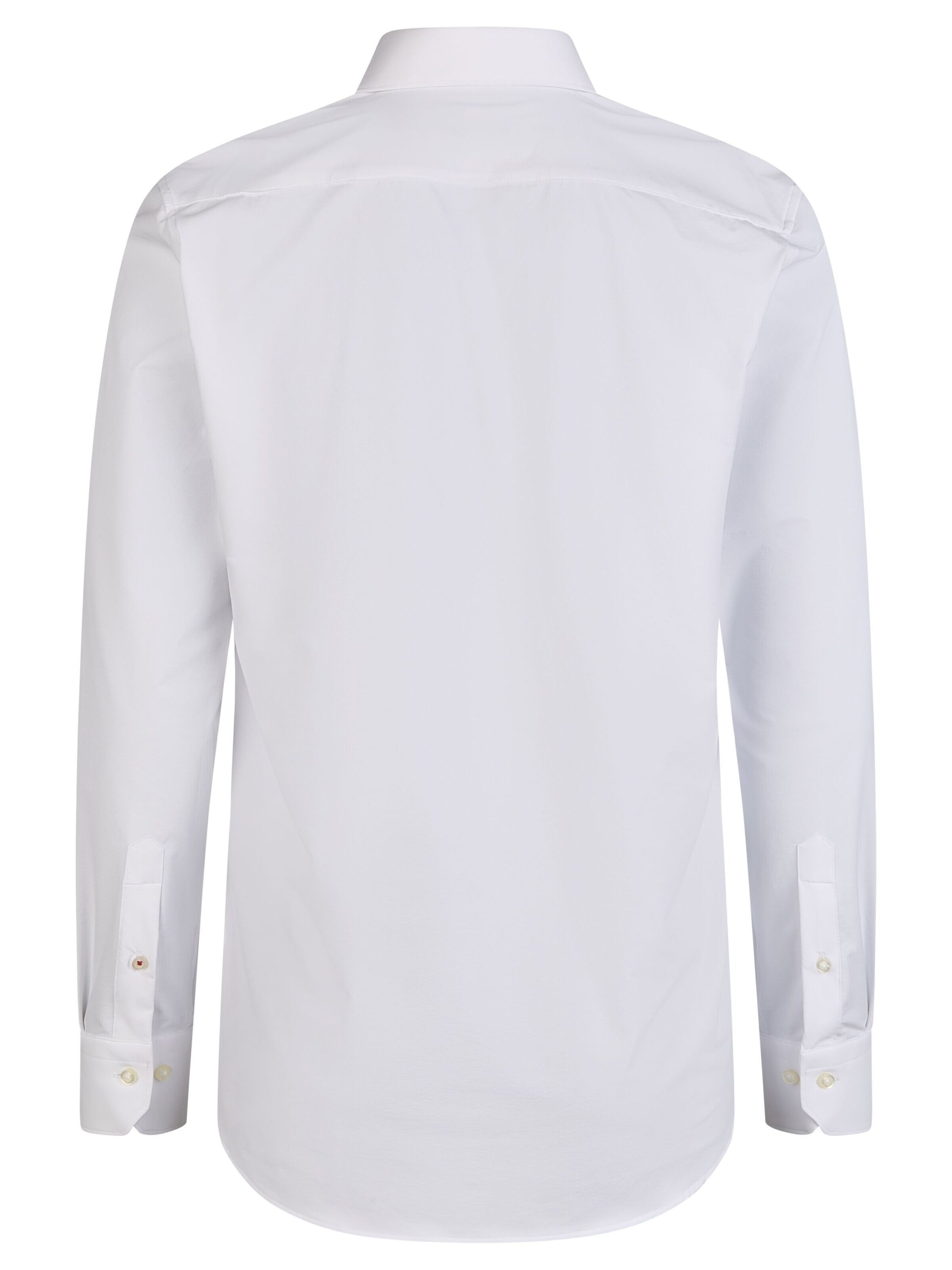 HECHTER PARIS Slim fit Button Up Shirt in White