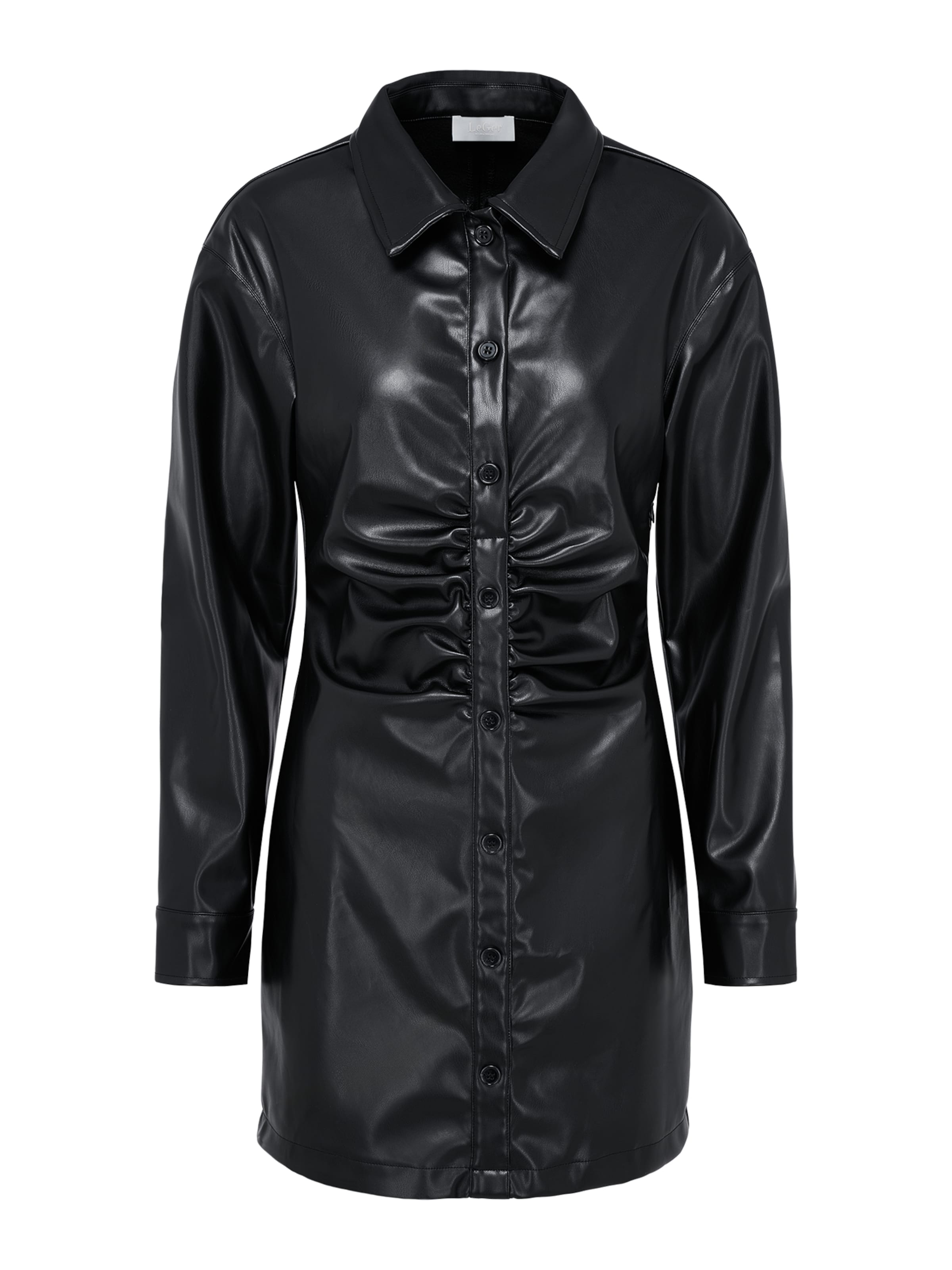 LeGer by Lena Gercke Košeľové šaty 'Shoshana' - Čierna: predná strana