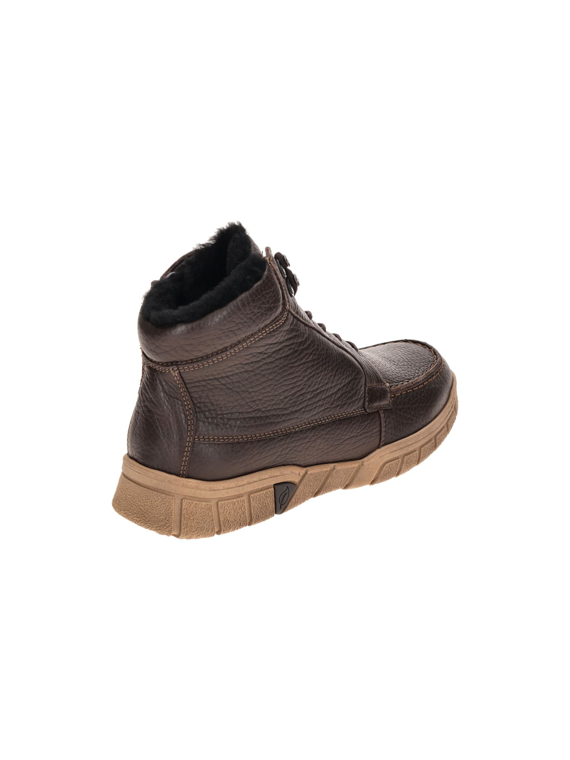 WALDLÄUFER Lace-Up Boots 'Lino' in Brown