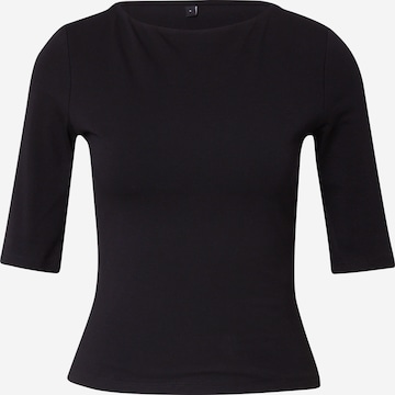 T-shirt Trendyol en noir : devant