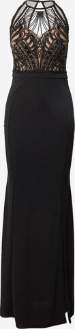 Lipsy Βραδινό φόρεμα σε μαύρο: μπροστά
