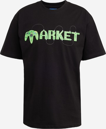 MARKET T-shirt 'Gold Eye' i svart: framsida