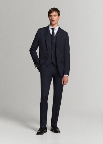 MANGO MAN Suit Vest 'Turin' in Blue