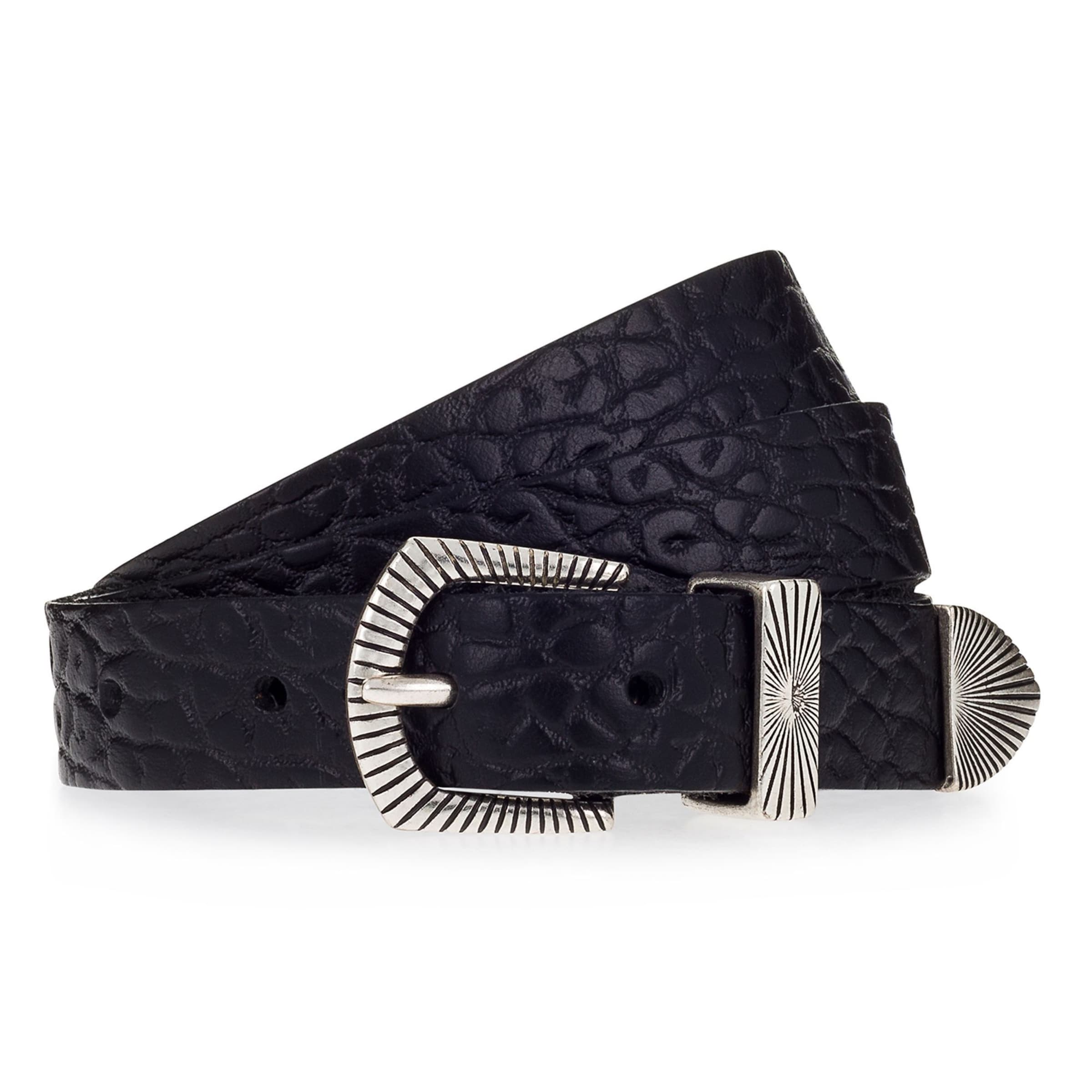 B.BELT Belt in Black: front