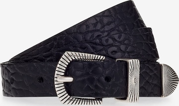 Ceinture B.BELT en noir : devant