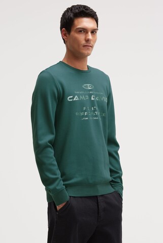 CAMP DAVID Sweatshirt in Green: front