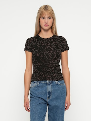 HOLLISTER Shirt in Brown: front