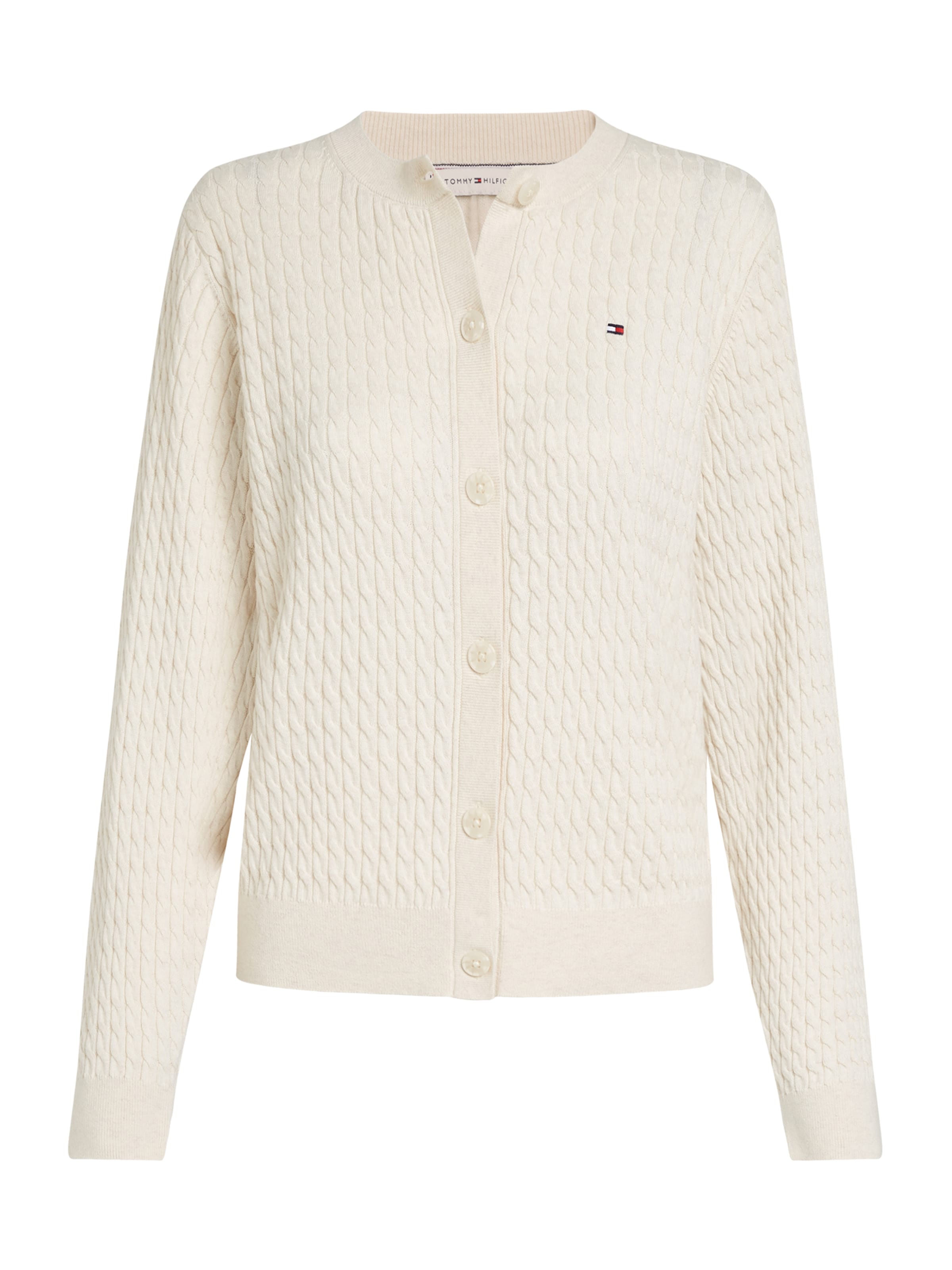 TOMMY HILFIGER Kardigán - bézs: elől