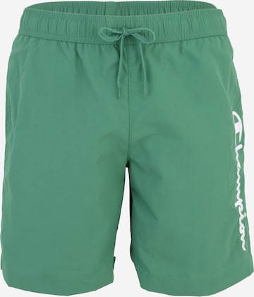 Champion Authentic Athletic Apparel Ujumispüksid, värv roheline: eest vaates