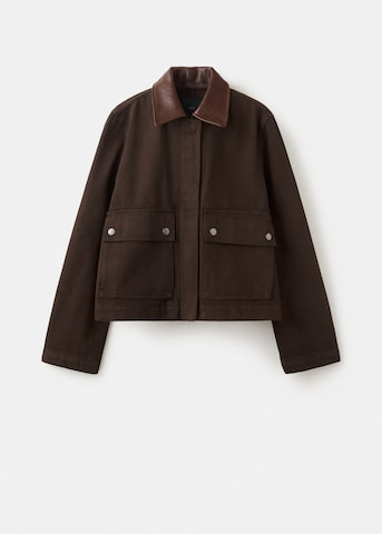 MANGO Between-season jacket 'Amelia' in Brown