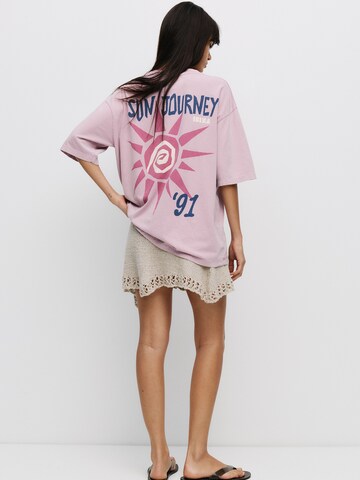 Maglia extra large di Pull&Bear in lilla