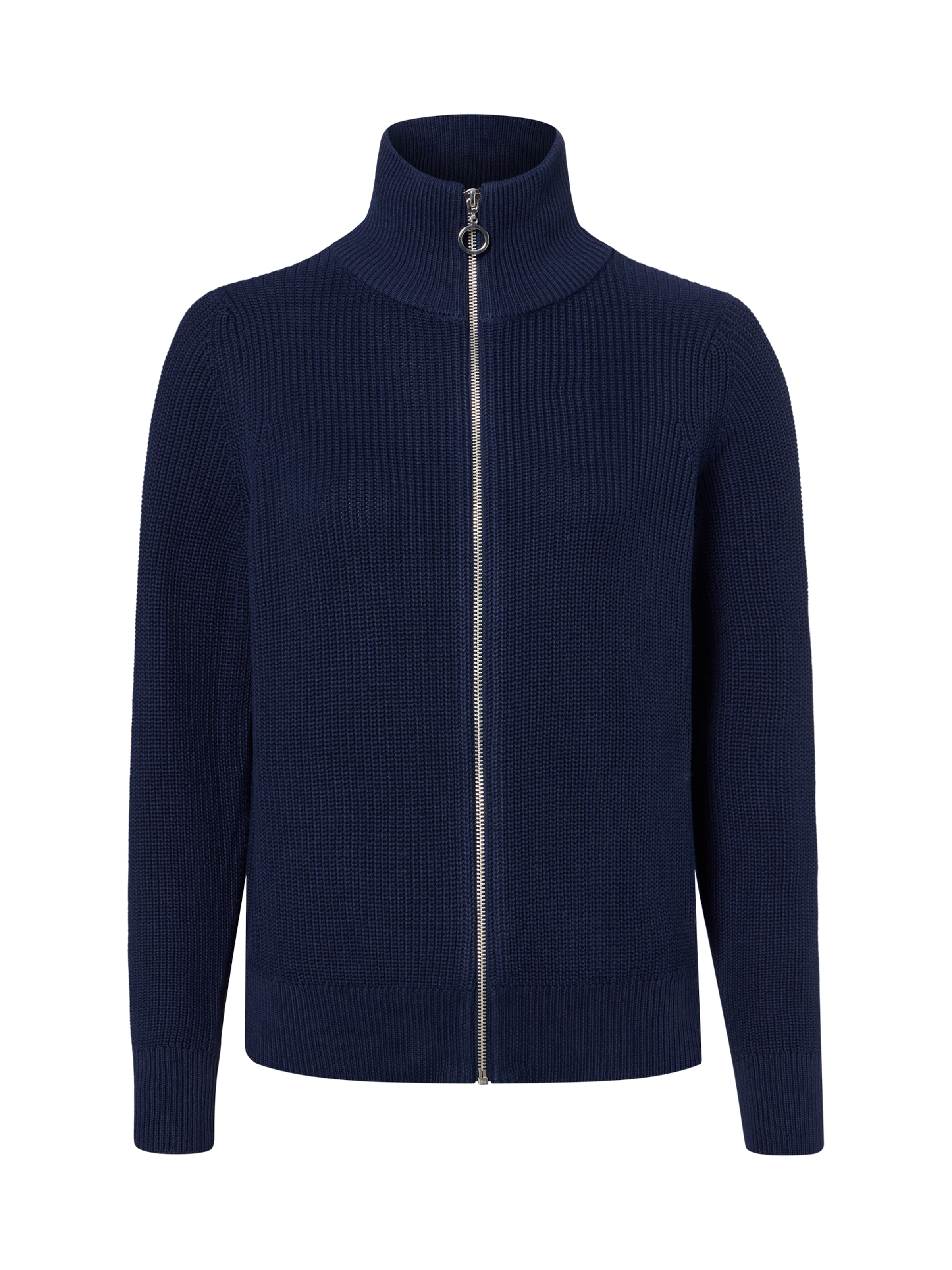 Franco Callegari Gebreid vest in Blauw: voorkant