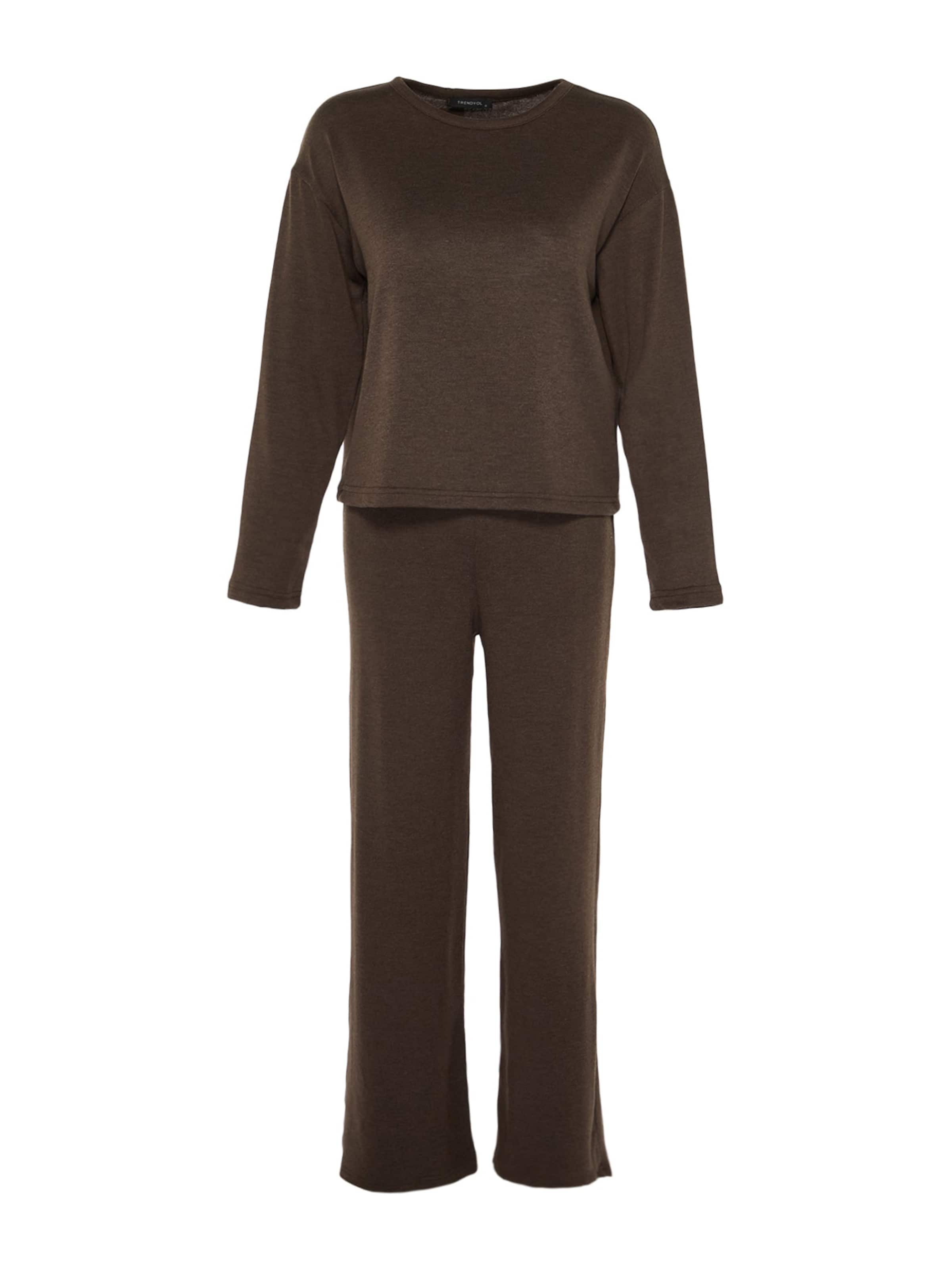 Trendyol Pyjama en chocolat, Vue avec produit
