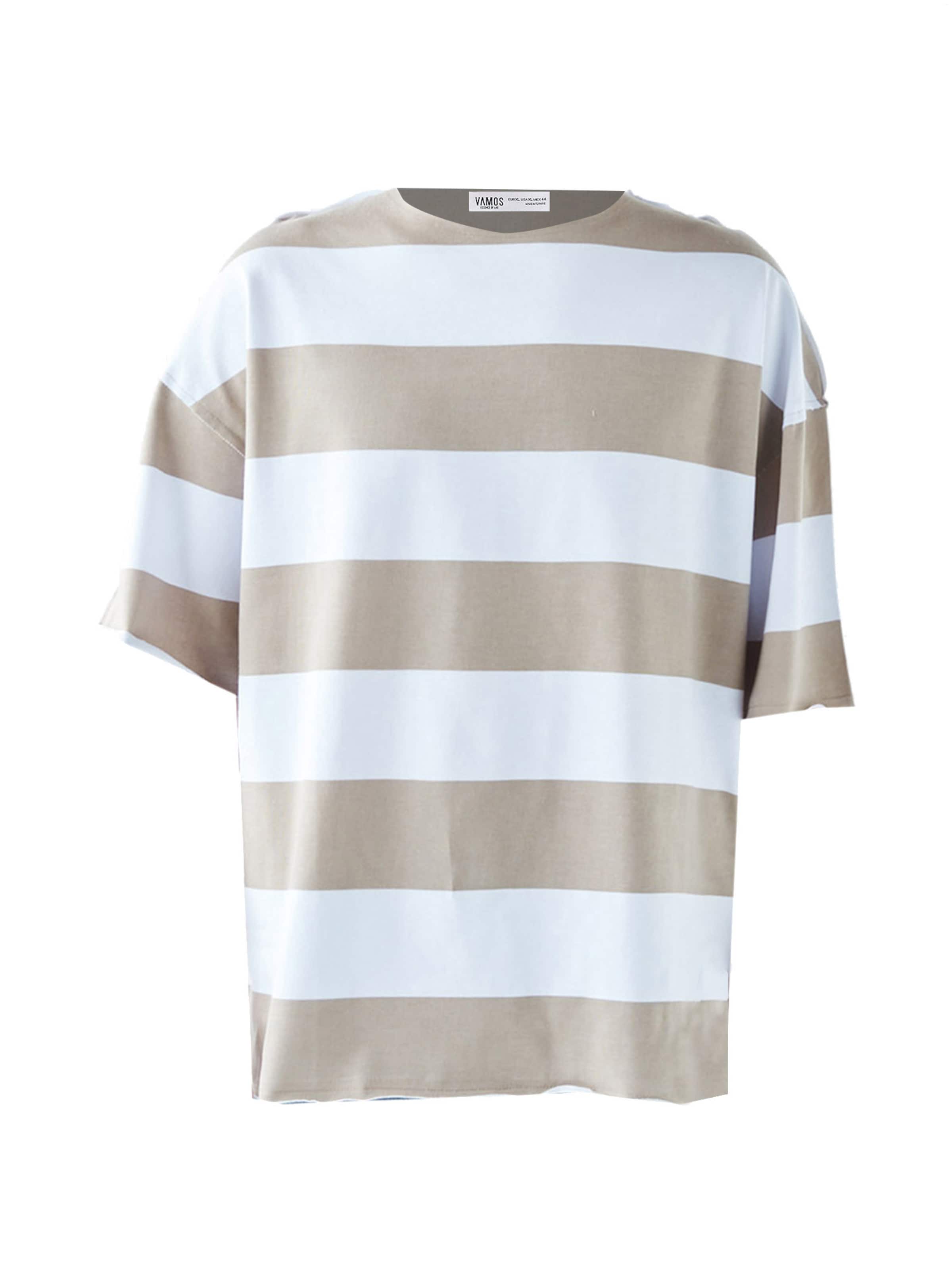 VAMOS CLO Μπλουζάκι σε μπεζ: μπροστά