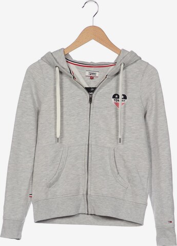 Tommy Jeans Kapuzenpullover S in Grau: predná strana