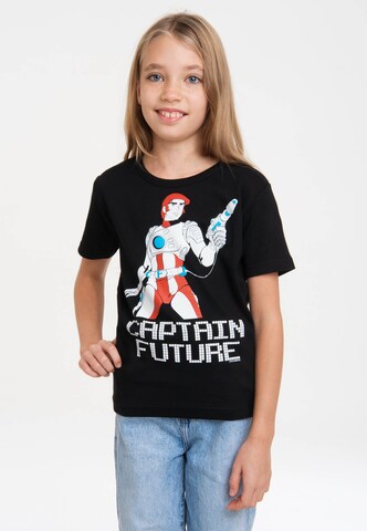 LOGOSHIRT T-Shirt 'Captain Future' in Schwarz