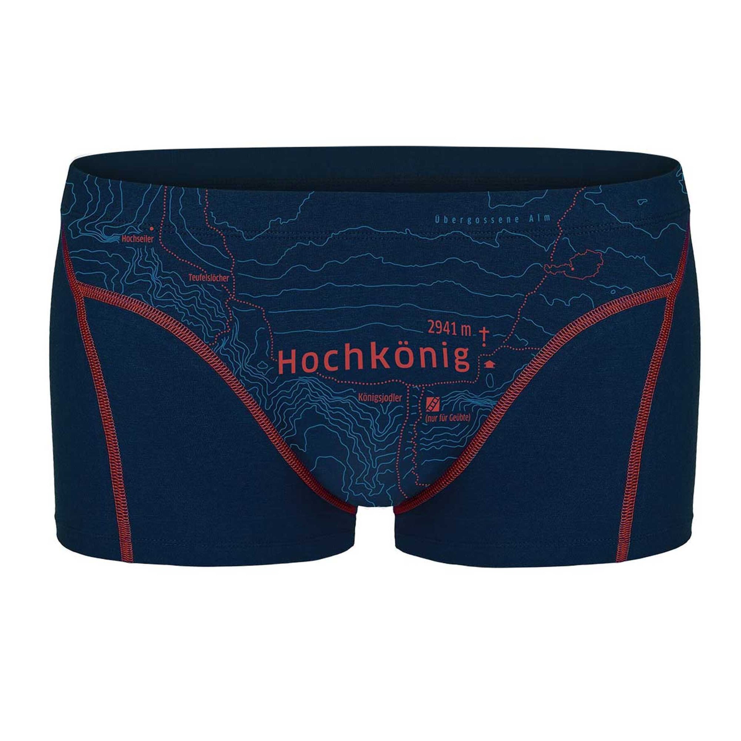 Ein schöner Fleck Erde Trunks in Blau: Vorderseite