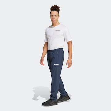 ADIDAS TERREX Slim fit Outdoor Pants in Blue