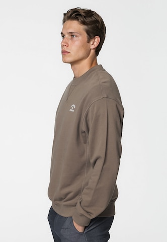 Kleinigkeit Sweatshirt 'Espresso No Depresso' in Bruin