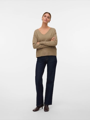 VERO MODA Sweater 'VMBREEZE' in Green