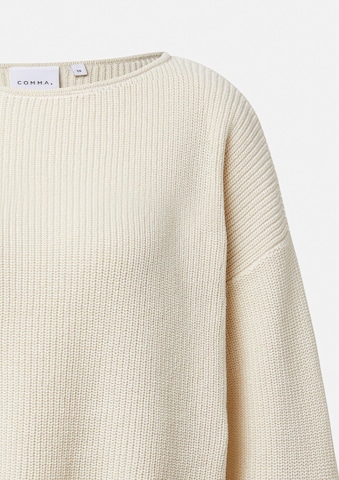 COMMA Sweter w kolorze beżowy