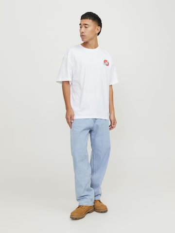 JACK & JONES Bluser & t-shirts 'BRADLEY BEHIND' i hvid