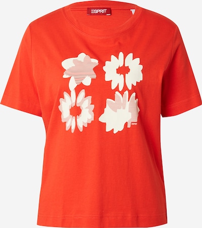 ESPRIT T-shirt en rouge / blanc, Vue avec produit