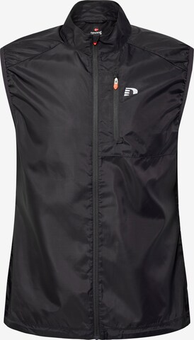 Gilet de sport Newline en noir : devant