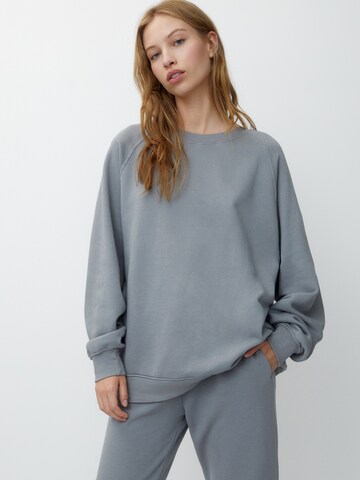 Sweat-shirt Pull&Bear en gris : devant