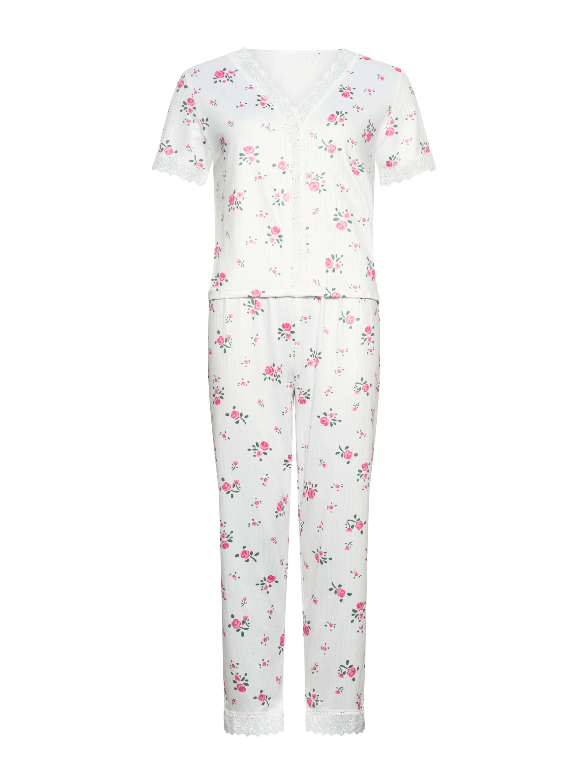 Orchibelle Pajama 'Noa' in White: front