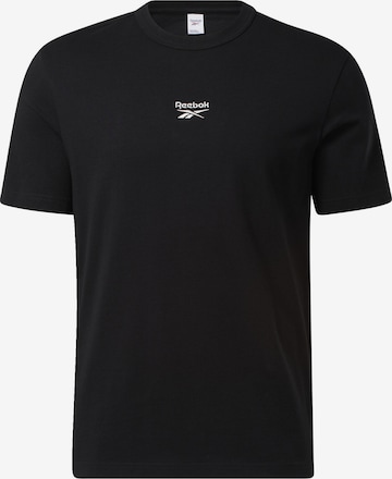 Reebok Shirt in Zwart: voorkant