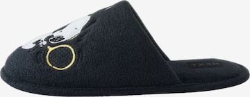 Pantoufle Next en noir : devant