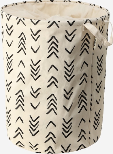 ABOUT YOU Vasketøjsbeholder 'Comfy L' i beige / sort, Produktvisning