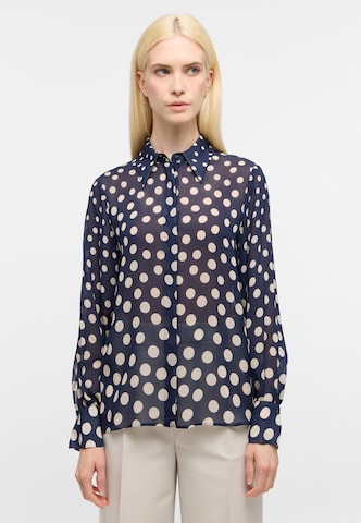 ETERNA Blouse in Blauw: voorkant