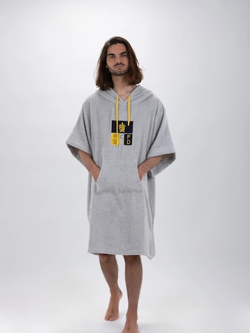 Pacifique Sud Athletic Robe 'Surf' in Grey