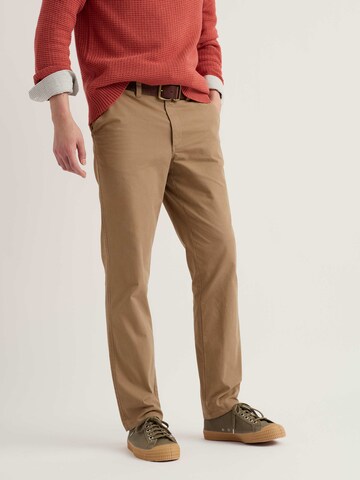Seasalt Cornwall Regular Chino Pants 'Bowman' in Beige: front