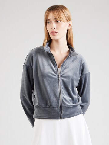 ONLY PLAY Sweatjacke 'ONPVEVE' in Grau: Vorderseite