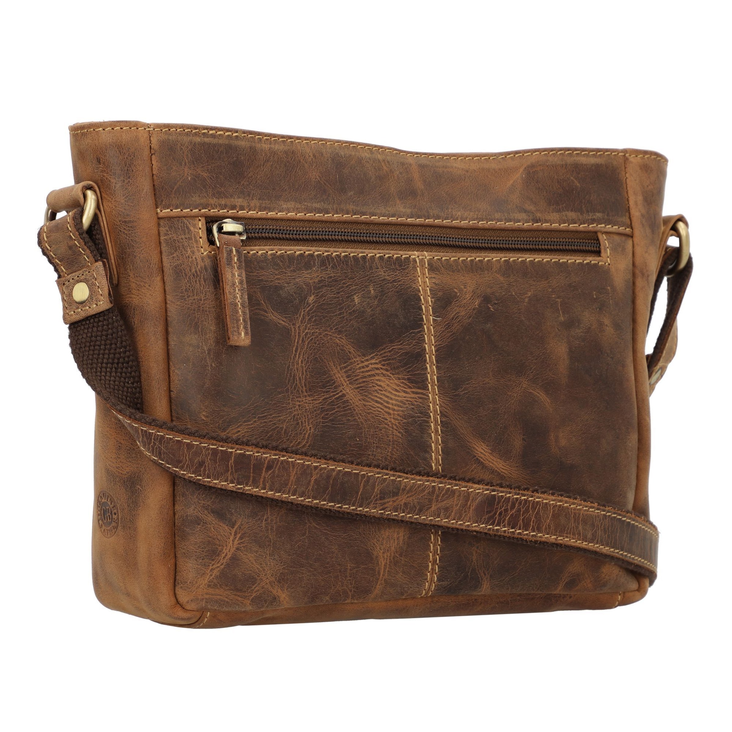 GREENBURRY Schoudertas 'Vintage' in Bruin