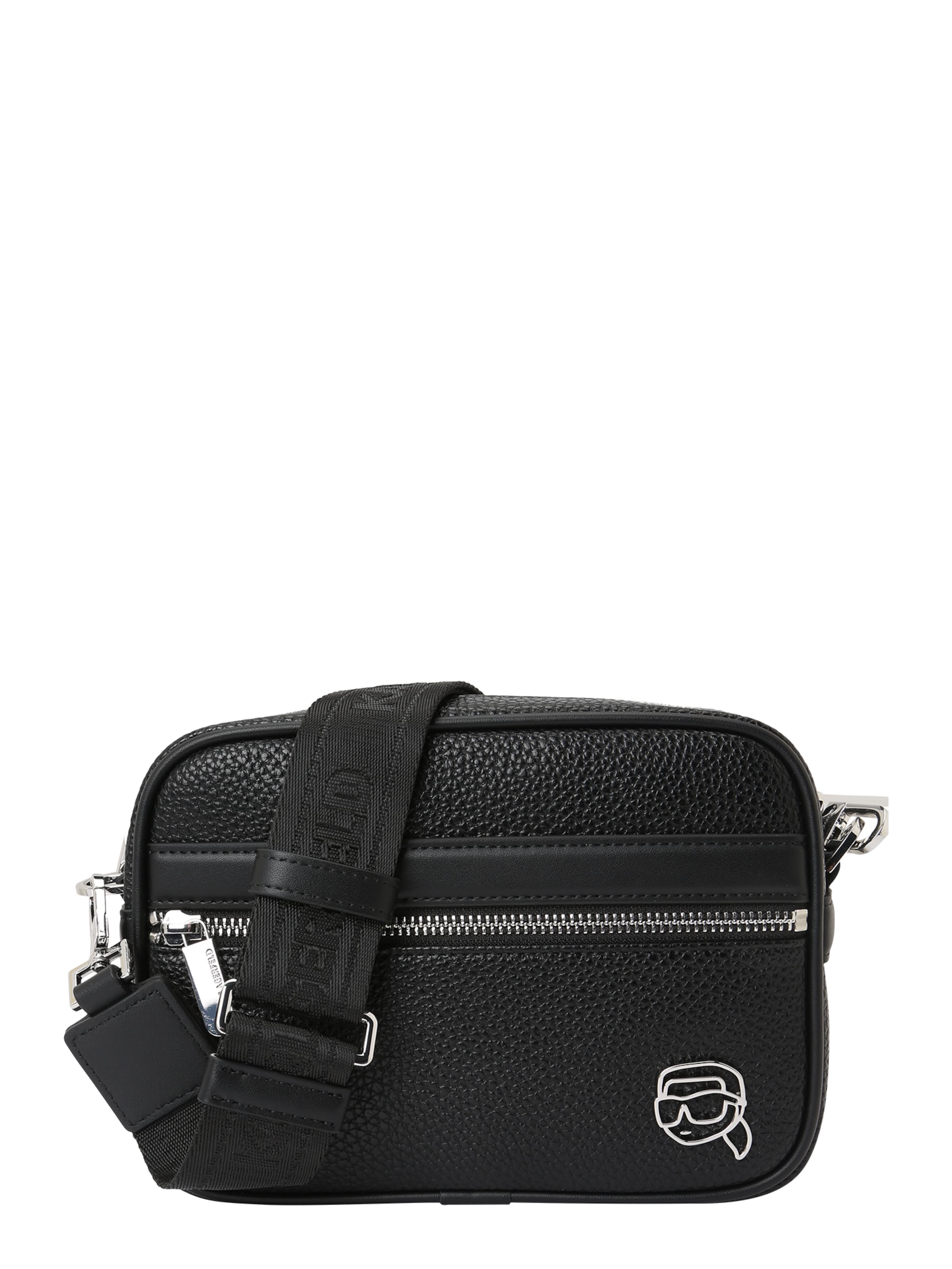 Karl Lagerfeld Torba na ramię 'IKON' w kolorze czarny: przód