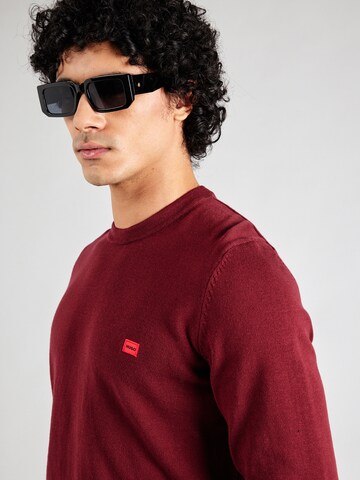 HUGO Pullover 'San Cassius-C1' in Rot