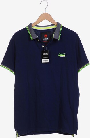 Superdry Shirt in XXL in Blue: front