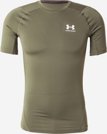 UNDER ARMOUR Koszulka funkcyjna w kolorze zielony: przód