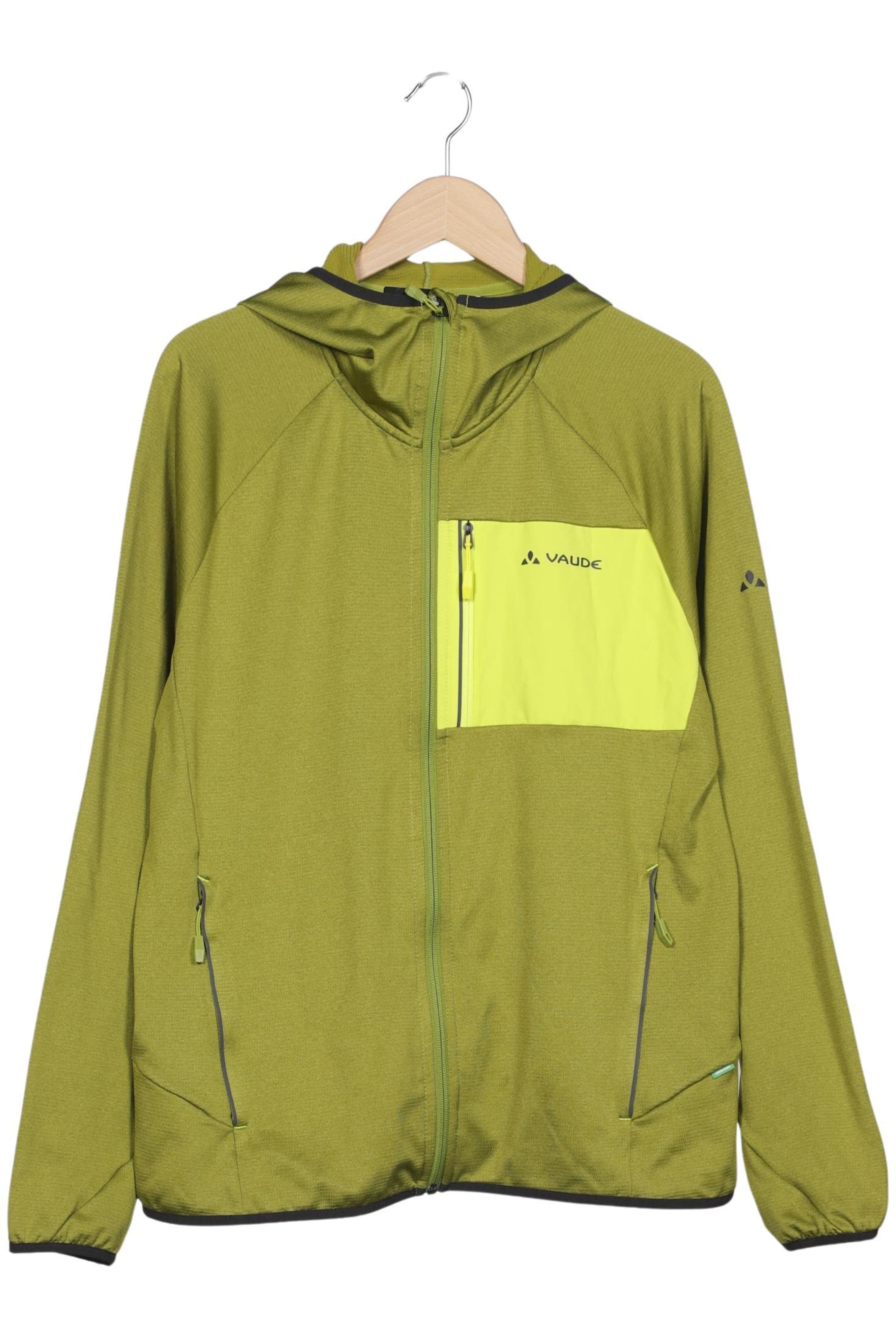 VAUDE Strickjacke L-XL in Grün: Vorderseite