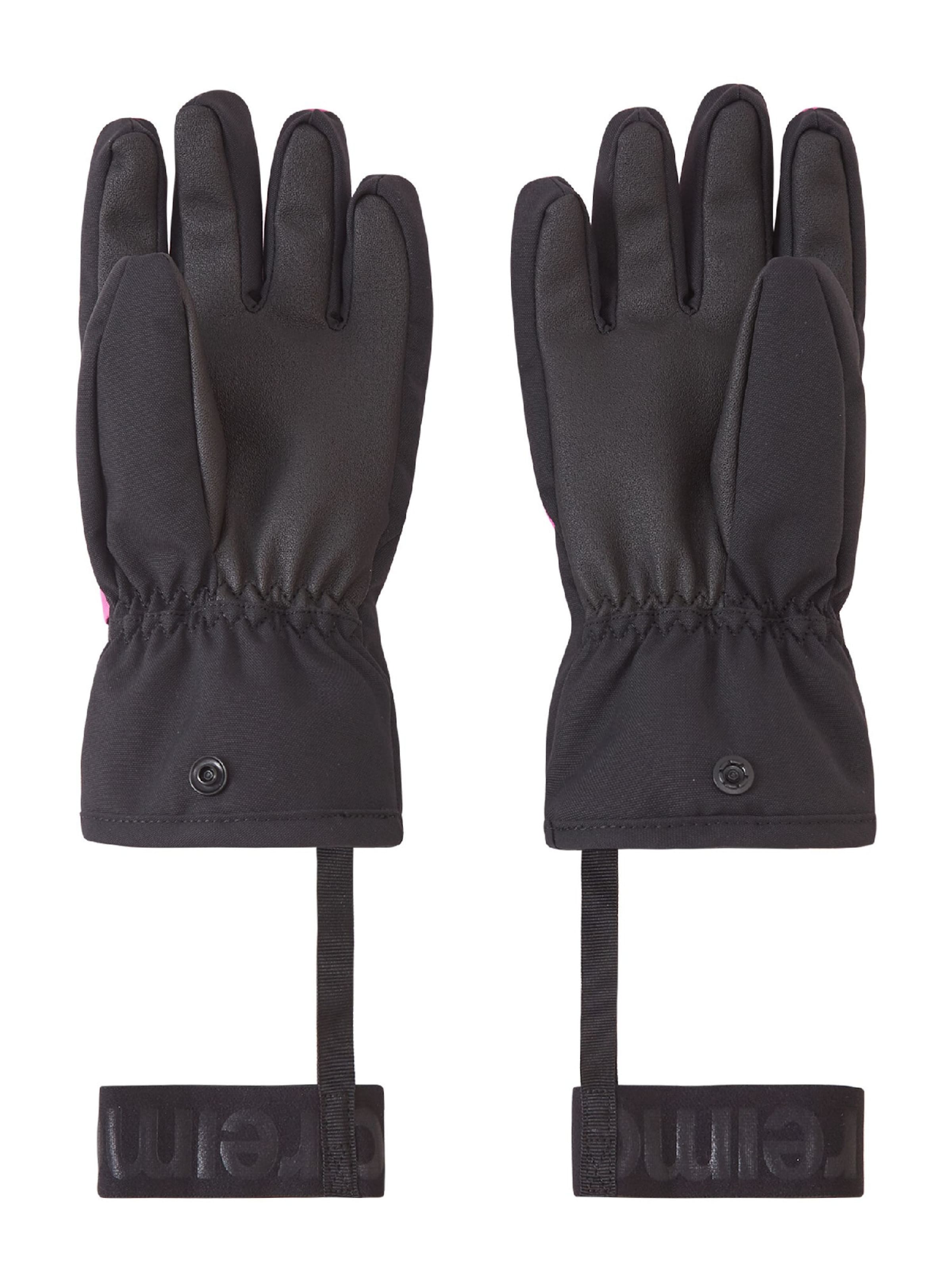 Gants ' Hanskas ' Reima en rose : derrière