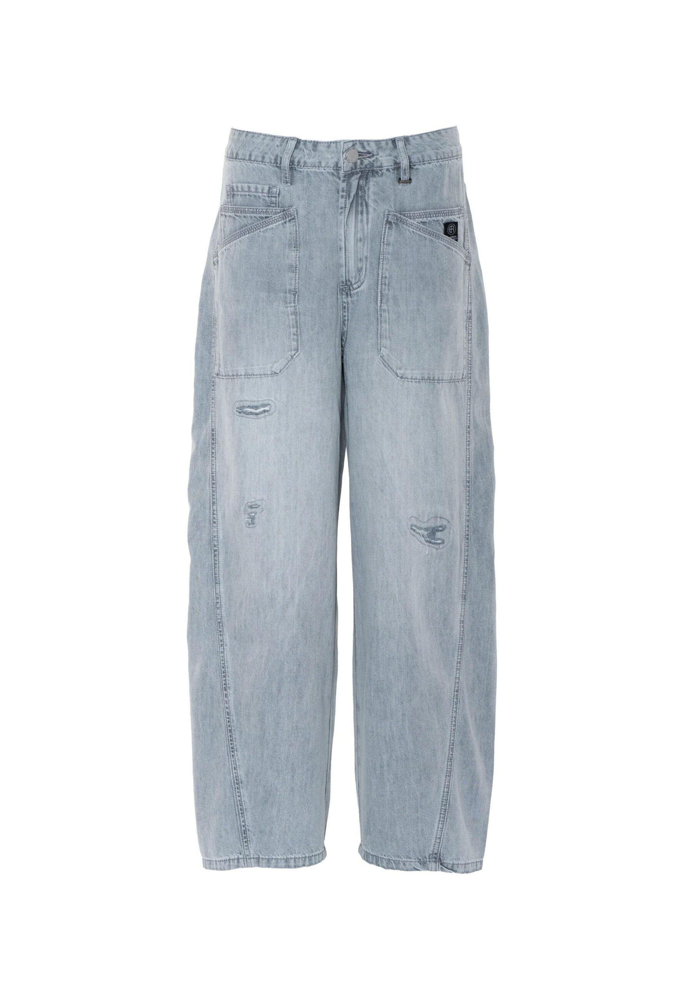 Baggy Jeans 'Isabella' di Elias Rumelis in grigio: frontale